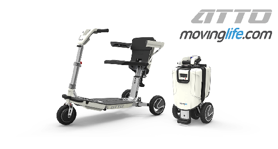 ATTO Scooter - the most compact folding mobility scooter on the market