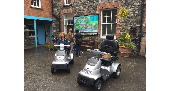 Mobility Scooters Northern Ireland - accessibility at Mount Stewart National Trust