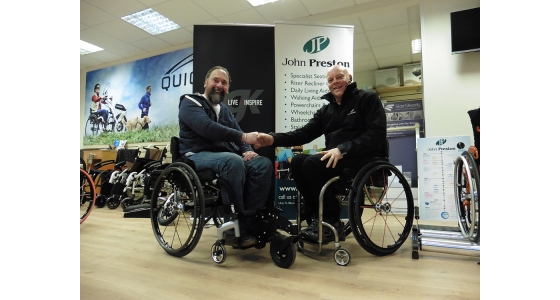 RGK FrontWheel, Northern Ireland collected by happy customer Noel