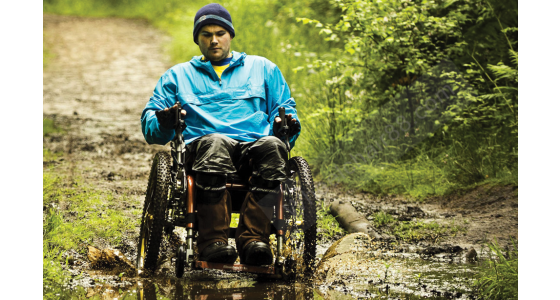 Try the Mountain Trike all terrain wheelchair - Castlewellan Forest Park