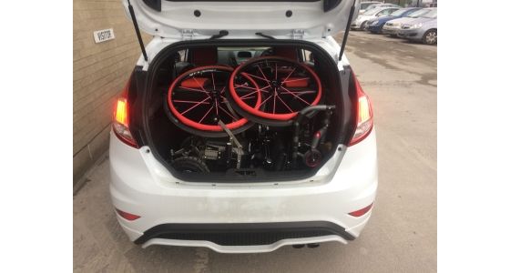 ZX-1 Power Add on, RGK Tiga Fx / RGK Frontwheel fit in the boot of a small car