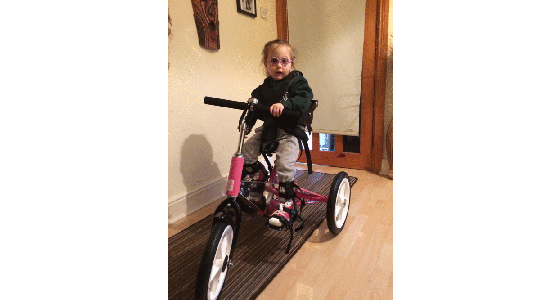 Cara gets her new Tomcat Trike in Northern Ireland