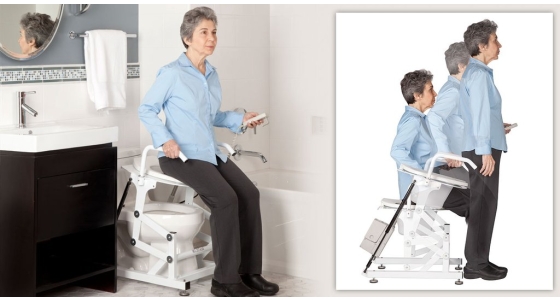 LiftSeat powered toilet lift
