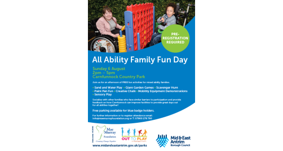 All Ability Fun Day at Carnfunnock - Mae Murray Foundation