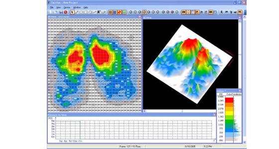 Pressure map technology for seats, mattresses and feet
