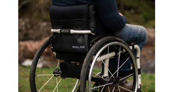wheelAIR® Cooling backrest for wheelchair users