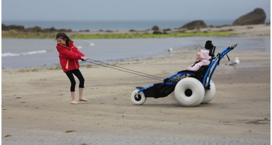 Hippocampe floating beach wheelchair now available in Northern Ireland