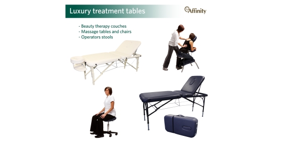 Treatment tables, Northern Ireland - luxury range from Affinity