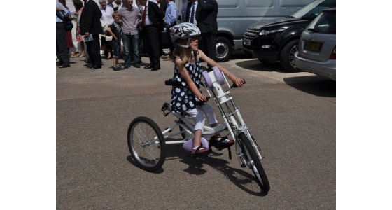 Tomcat Hand Bike for children with special needs in Scotland