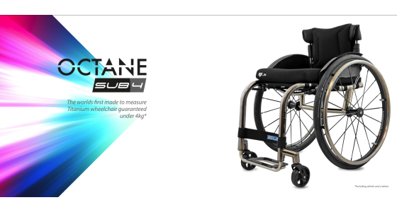 RGK Octane Sub 4 ultralight active wheelchair now available