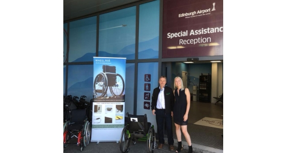 Stay cool in Edinburgh Airport with the WheelAIR
