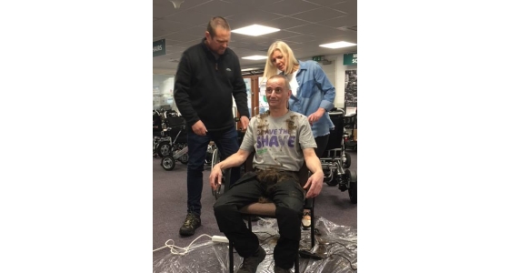 Chris braved the shave for MacMillan Cancer Research!