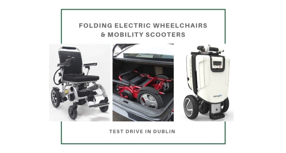 Folding electric wheelchairs / mobility scooters - test drive in Dublin