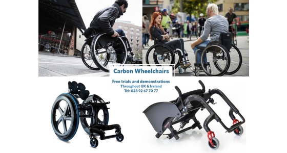 Carbon Wheelchairs in the UK and Ireland - try before you buy