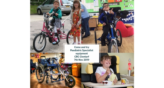 Come and try special needs trikes, specialist seating and kids wheelchair power attachments in Dublin on 7th Nov 2019
