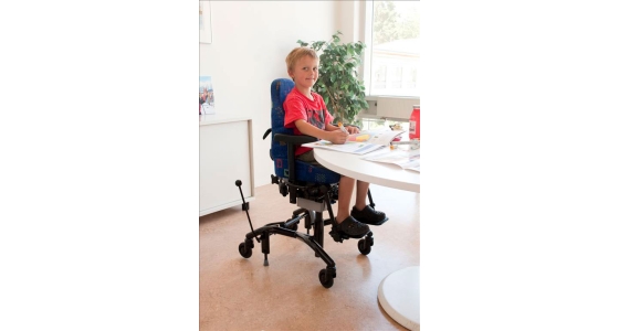 An ideal chair for disabled children for use at home and in school