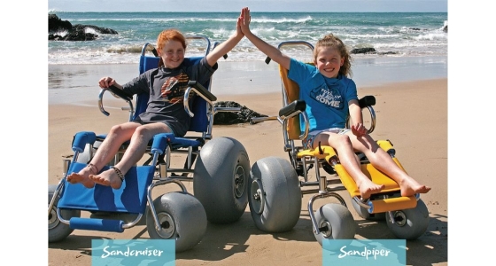 WheelEEZ Sandpiper & Sandcruiser Beach Wheelchairs