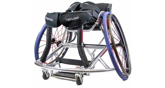 RGK Elite Basketball Wheelchair collected by happy customer Trevor