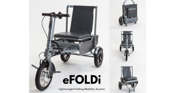 eFOLDi - The World's lightest folding scooter now available