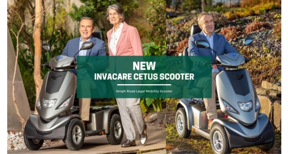 New Invacare Cetus Scooter available to buy online