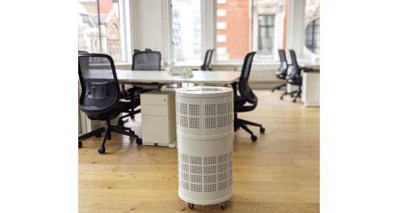 Bring the best hospital grade air purifier technology into any workplace - Portable and removes and kill viruses and bacteria with >99.97% effectiveness including Coronavirus