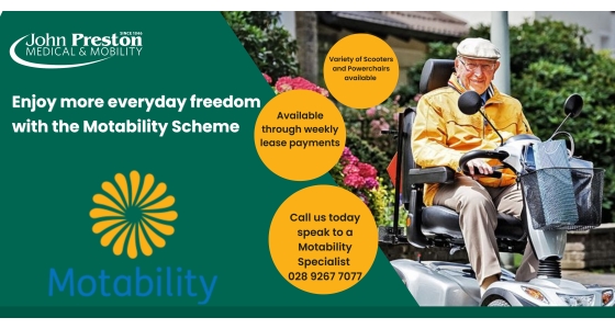The Motability Scheme Northern Ireland at John Preston 