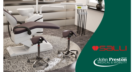 New Salli Solo Stool - The Perfect Dentist Seating Solution