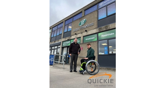 Quickie: the lightest wheelchair in its class!