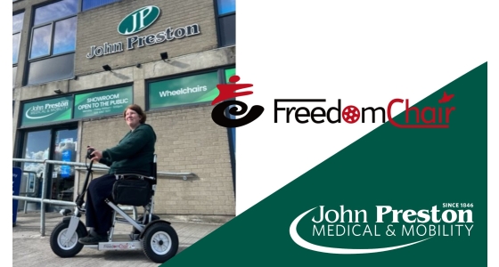 Wendy collects her Freedom S1 Mobility Scooter - Folding Mobility Scooters 