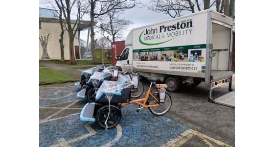 Van Raam cycles and Tomcat trikes handover to Causeway Coast & Glens Council