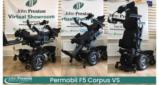 Permobil F5 Corpus VS Standing Wheelchair
