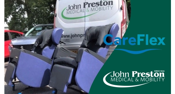 Careflex handovers across Ireland - Specialist Seating at John Preston