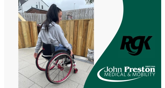 Natalie's new RGK Tiga - Made to Measure Wheelchairs