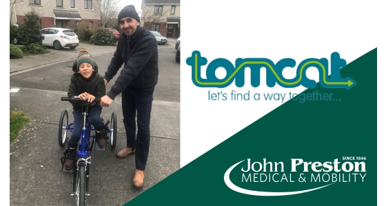Tomcat Fizz Handover in Carlow - Tomcat Trikes available across Ireland from John Preston Healthcare