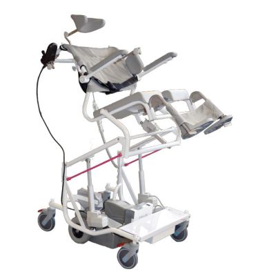 M2 Multi-Tip Big 200kg Joystick Shower Commode