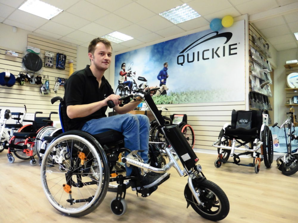Firefly wheelchair attachment in Edinburgh and throughout Scotland